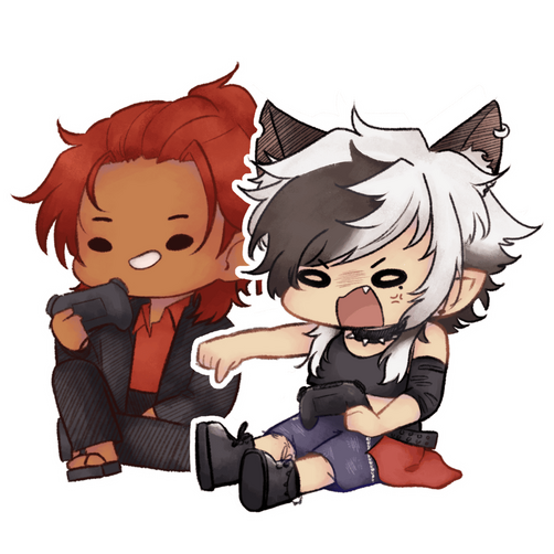 Gift from Akahaji | Art by Elemeno_J